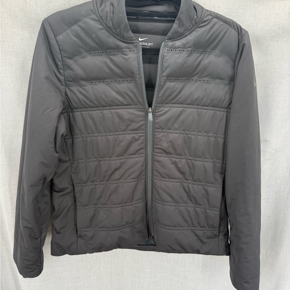 Nike Golf Aeroloft Insulated Hybrid Jacket Black Quilted Lightweight Women’s SzM